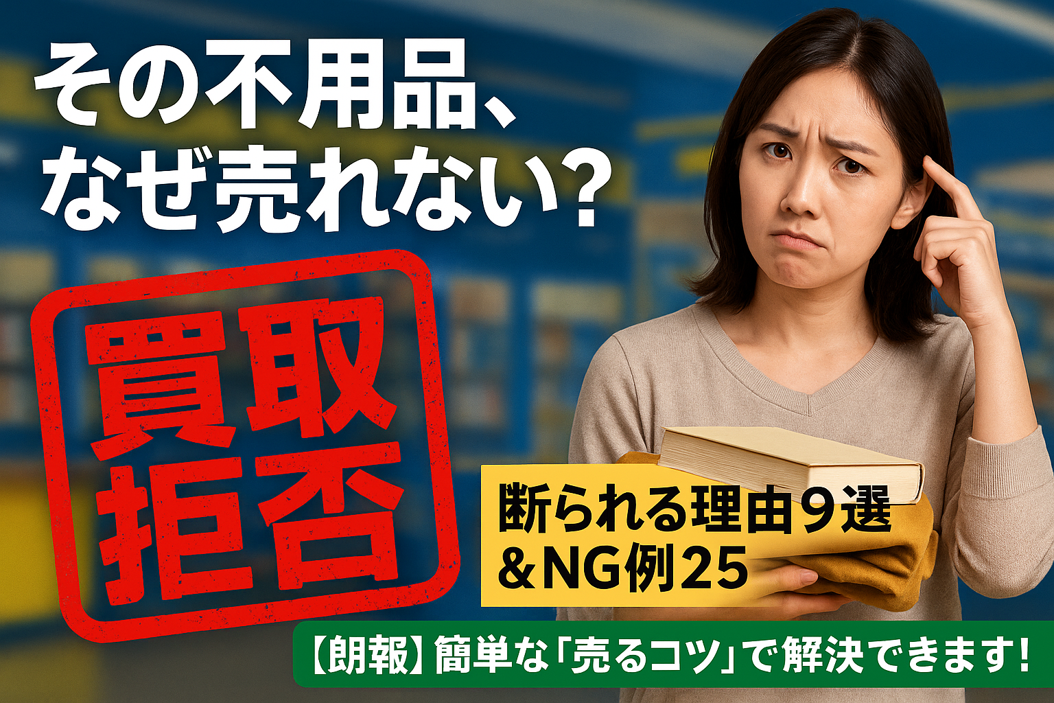 ブックオフ買取拒否