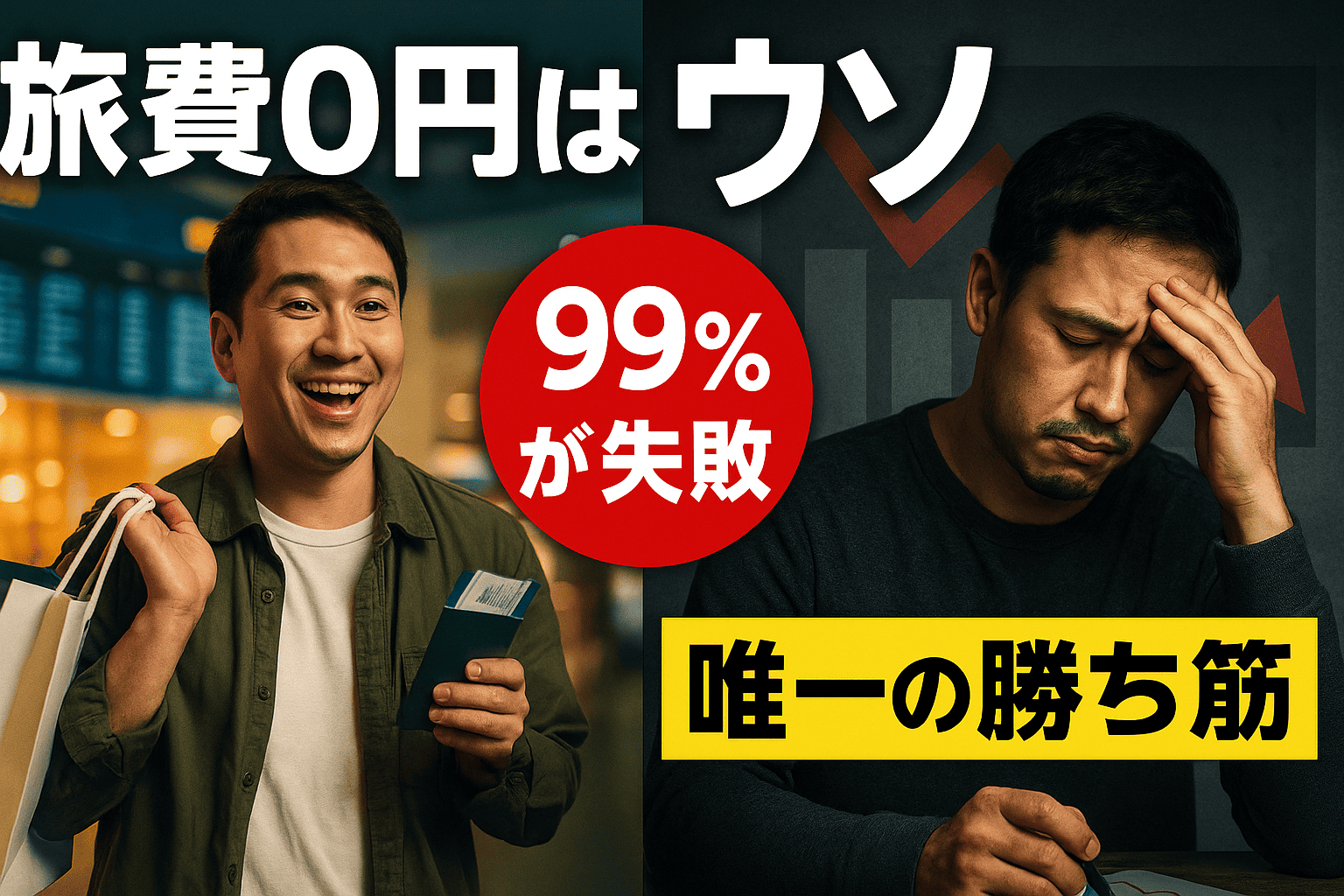 転売で海外旅行の旅費が無料にできるのは嘘
