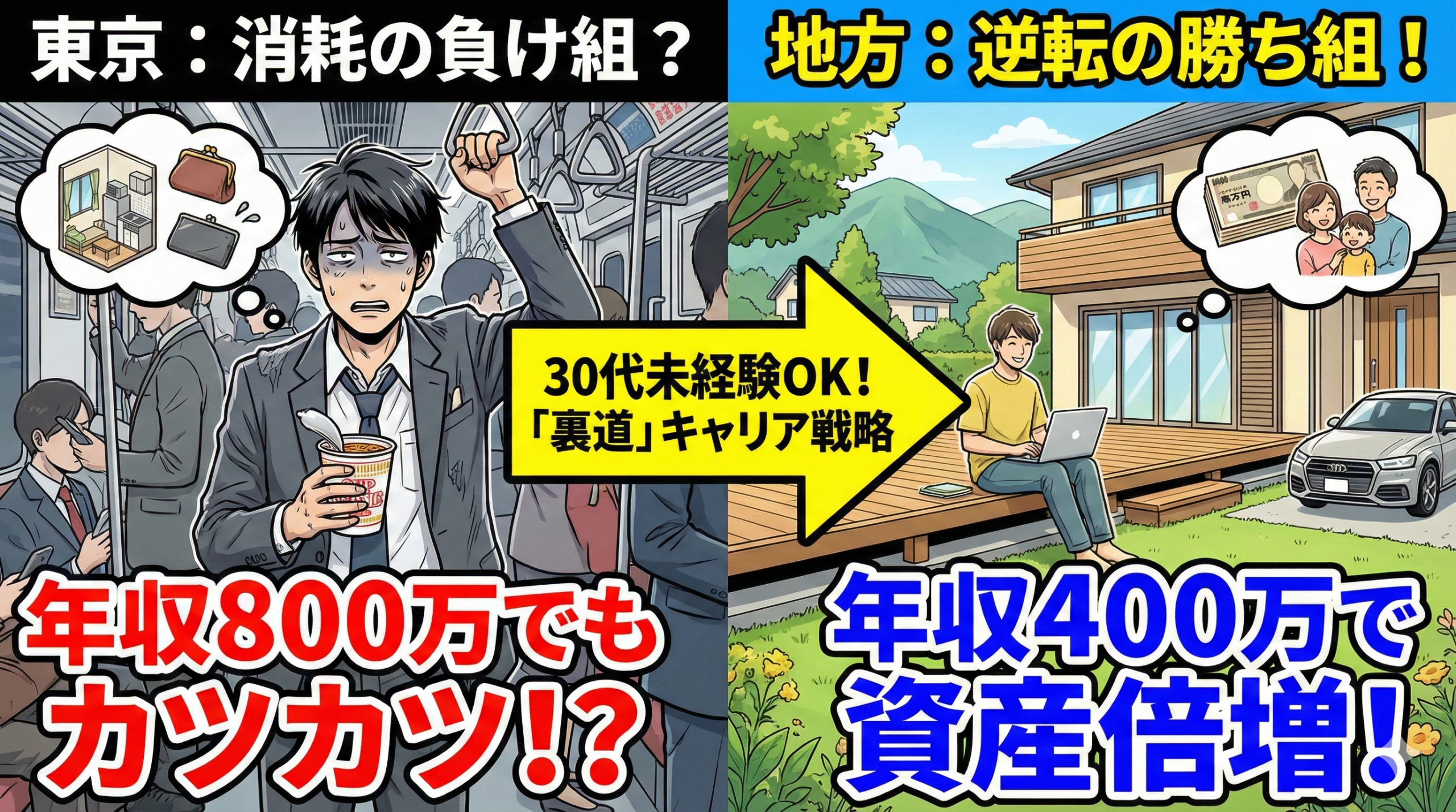 地方配属負け組