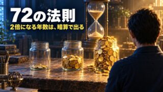 72の法則とは｜計算式・早見表・計算機。月利10％の物販が、複利で31倍にならなかった理由