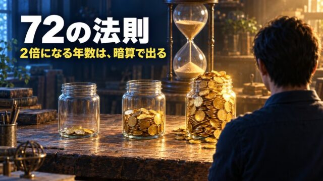 72の法則とは｜計算式・早見表・計算機。月利10％の物販が、複利で31倍にならなかった理由