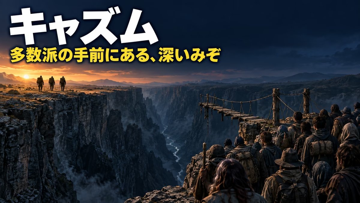 キャズムとは｜意味と具体例、こえ方。自分にはかんたんな修理が、教える相手にはかんたんではなかった話