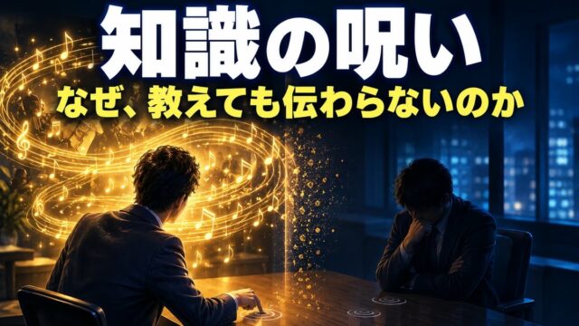 知識の呪いとは｜意味と具体例。教えても思いどおりにならない原因は、相手ではなく私の説明の穴だった
