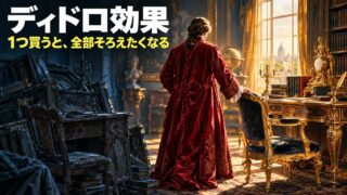 ディドロ効果とは｜意味と例をわかりやすく。就活のために車、自動売買のためにパソコンを買った、形から入る私の話