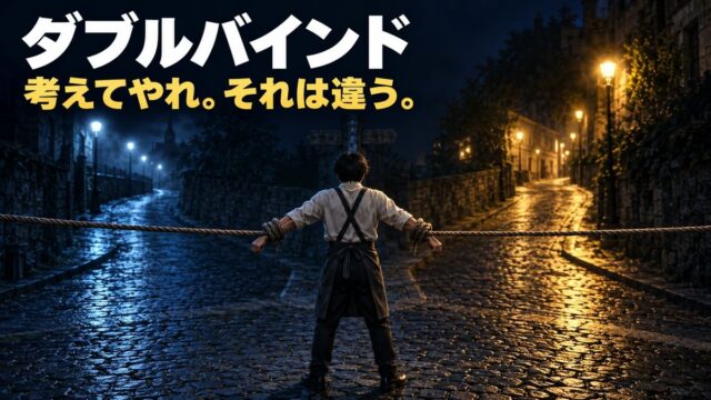ダブルバインドとは｜意味と例をわかりやすく。「自分で考えろ」を言われた側と、言った側の両方をやった私の話