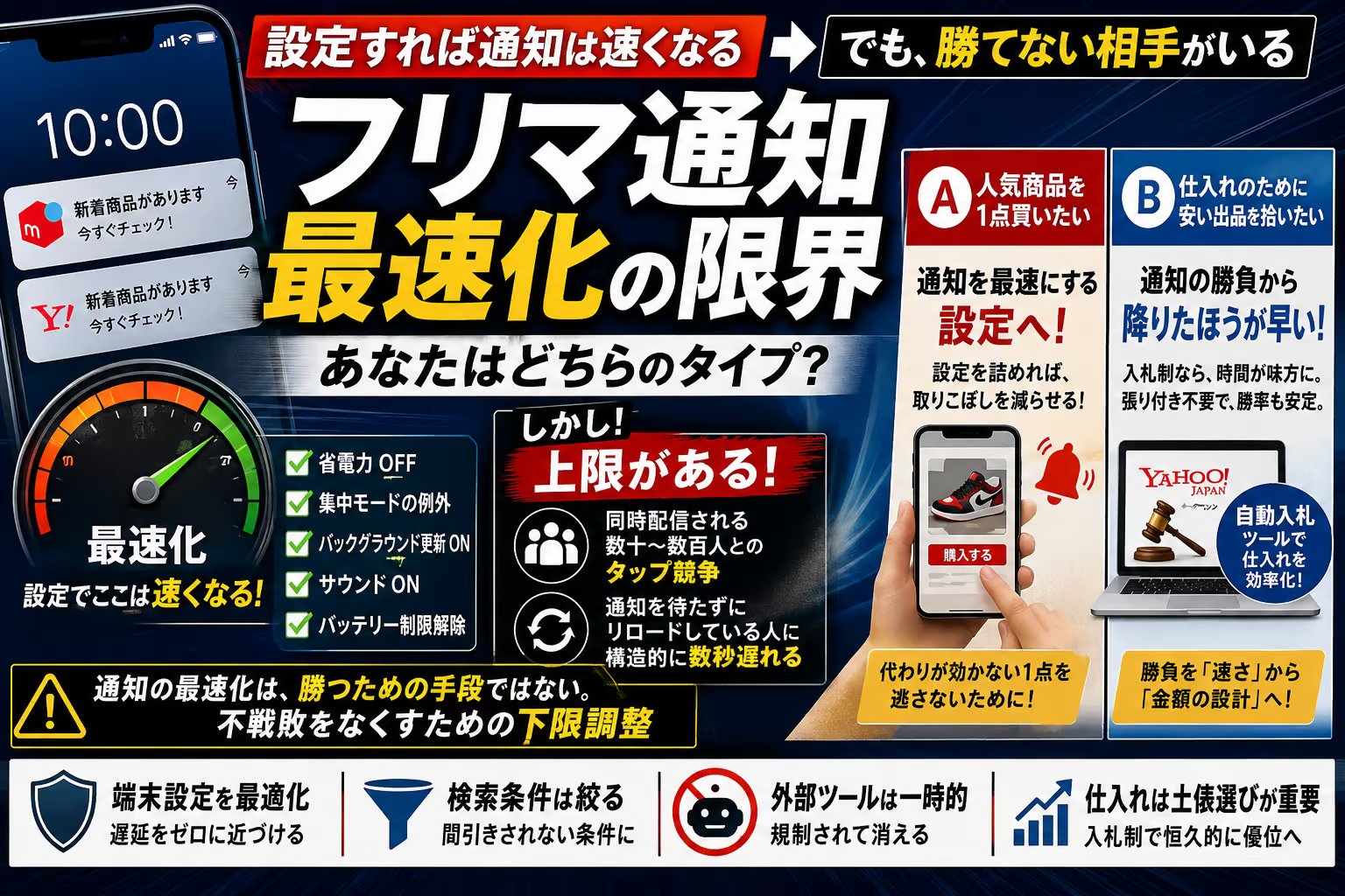 フリマ通知