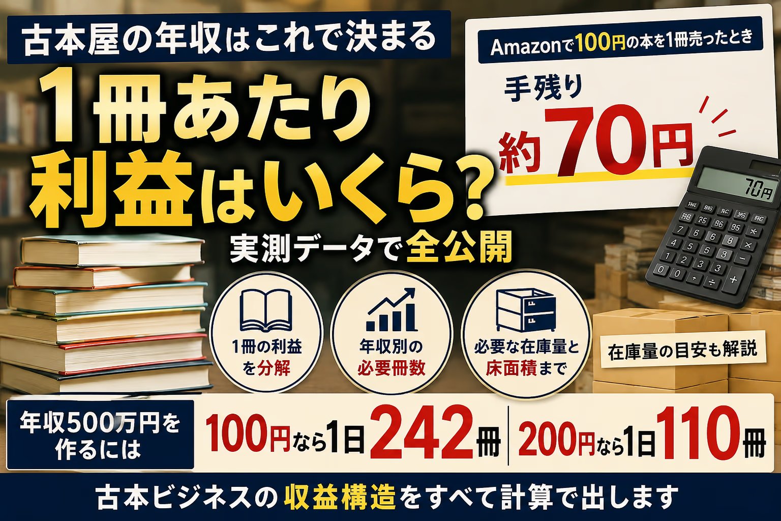 古本屋年収