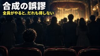 合成の誤謬とは｜意味と例をわかりやすく。教える側の私が、スクールを大きくするのをやめた理由