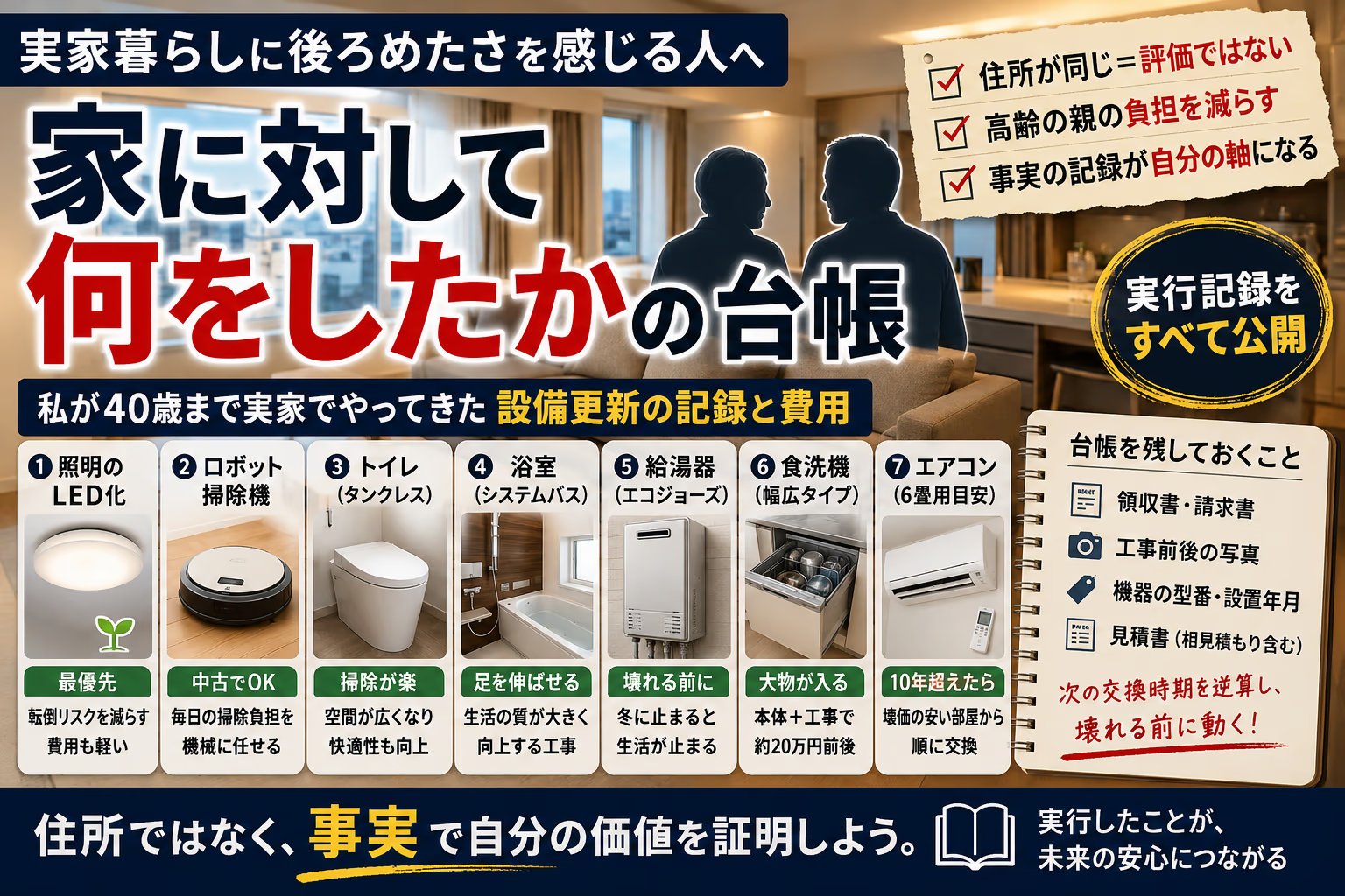 「実家暮らしの後ろめたさは『家賃を払っていないこと』ではなく『家に何もしていないこと』から来る