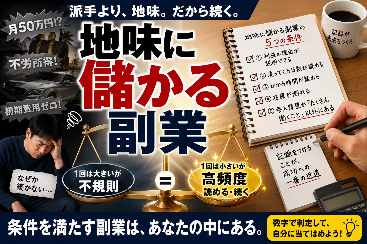 地味に儲かる副業