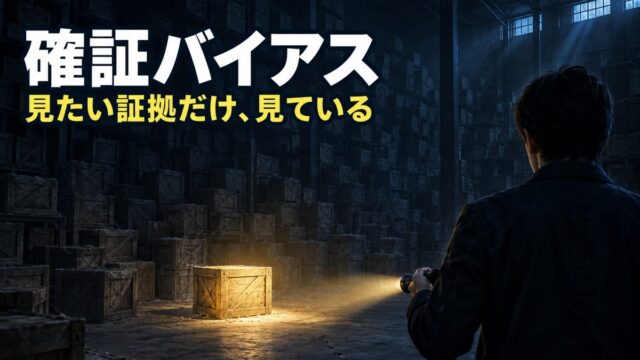 確証バイアスとは｜意味と具体例、体験ゲームつき。「売れた証拠」だけを見てモニター10台を落札し、1円でも売れなかった