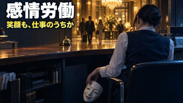 感情労働とは｜意味と具体例。20年1人で働いても無縁ではなかった。「評価を消したら返品する」と言われた日の話