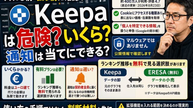 Keepaは危険なのか｜拡張機能が要求する権限と、有料に払う前に見るところ