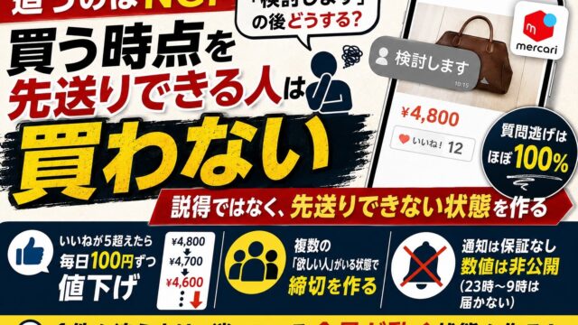 メルカリの「検討します」は脈なし？その後の対応と、返信の例文