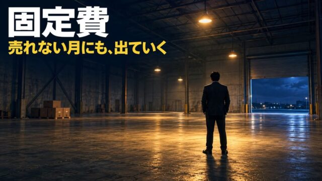 固定費とは｜変動費とのちがいをわかりやすく。月30万円の倉庫を借りなかった私の計算