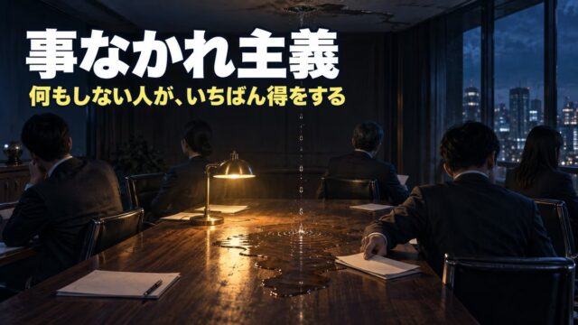事なかれ主義とは｜意味と原因、対策。返金して終わらせた私と、売上を下げてでも事を起こす私の、分かれ目