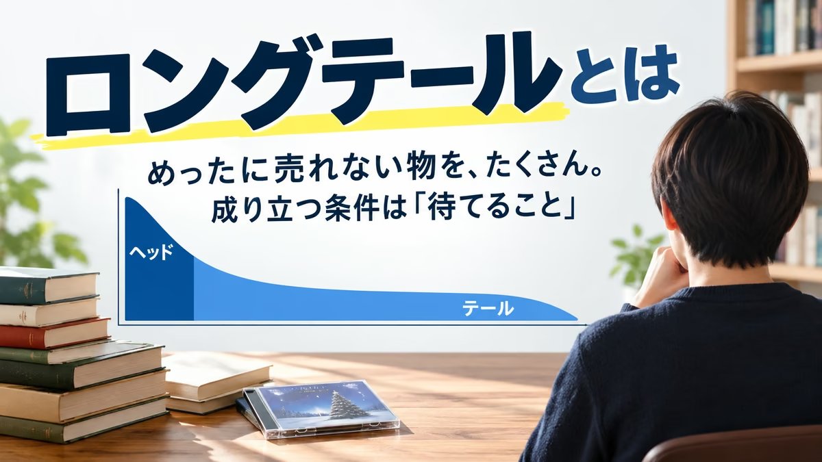 ロングテールとは｜意味と具体例。ランク外の古書で稼げた私が、教えて初めて分かった成立条件