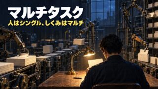 マルチタスクとは｜意味と、できない理由。人間はシングルのまま、道具とAIを並列にして、年単位の教材づくりが1か月になった