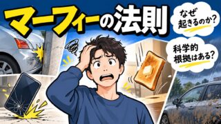 マーフィーの法則とは｜意味と由来、なぜ起きるのか。車・スマホ・洗車で起きた私の例と、科学で説明できる部分