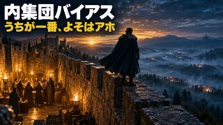 内集団バイアスとは｜意味と例をわかりやすく。「自分たちがNo.1、ほかはアホの極み」と考えていた私の話