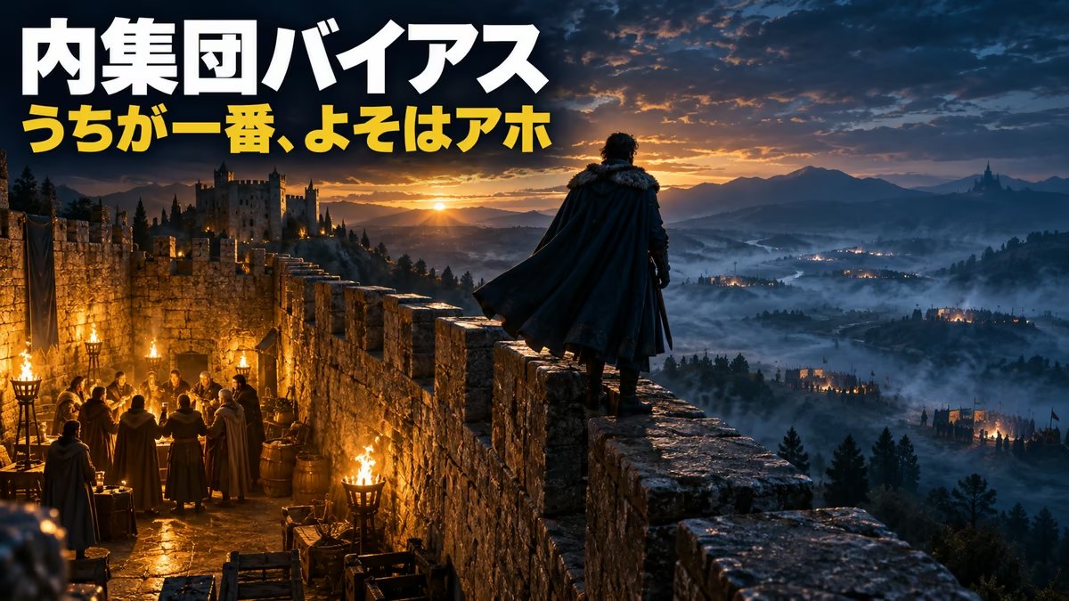 内集団バイアスとは｜意味と例をわかりやすく。「自分たちがNo.1、ほかはアホの極み」と考えていた私の話