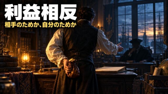 利益相反とは｜意味と例をわかりやすく。転売をしながら転売を教えて、私が片方をやめた話