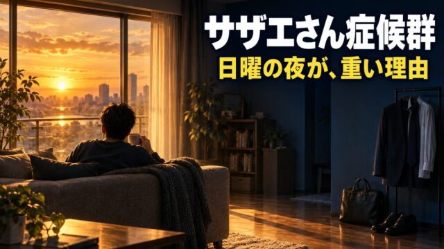 サザエさん症候群とは｜意味と原因、対策。会社に入らず「月曜がない」生活を20年した私から見た、日曜の夜の憂うつの正体