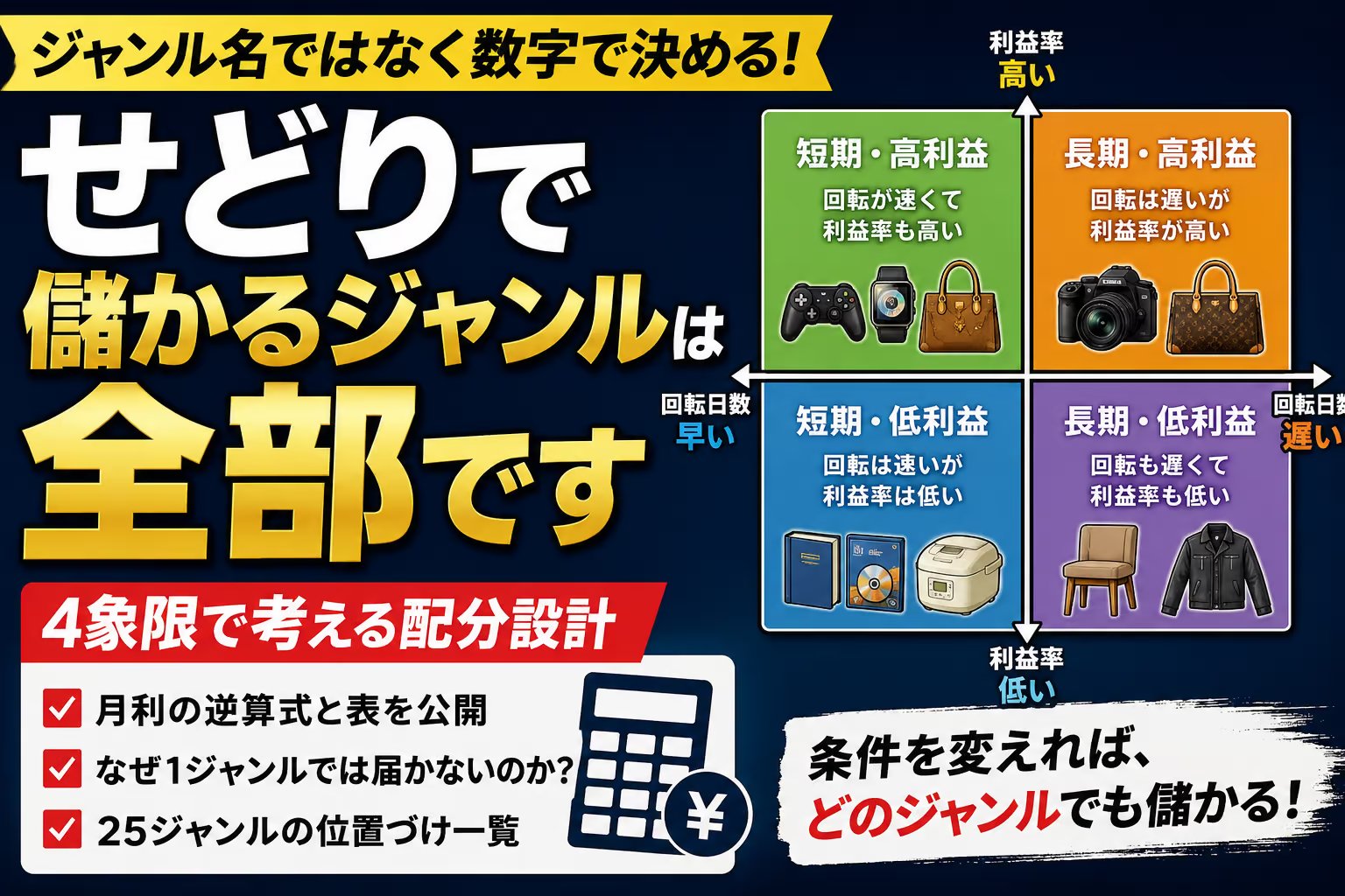せどりで儲かるジャンル