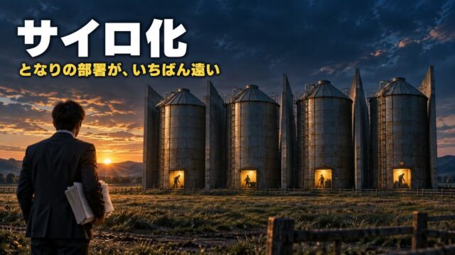 サイロ化とは｜意味と原因、対策。セクショナリズムとのちがいと、わざとサイロを作っている私の、使い分け