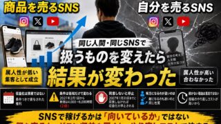 SNS収益化は資産になりません｜何を売るかで結果が変わりました