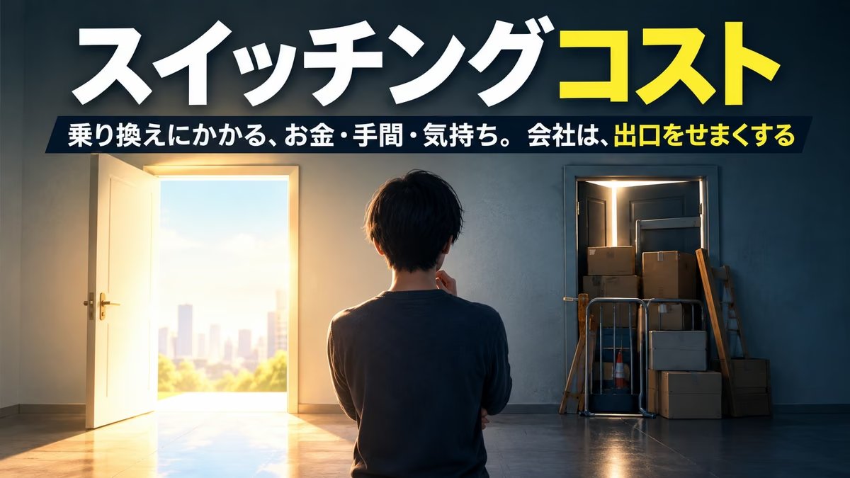 スイッチングコストとは｜意味と具体例。回線は3か月で乗り換える私が、住む場所は22年変えられなかった理由