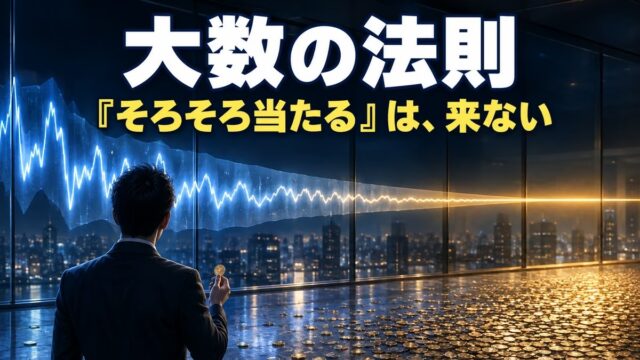 大数の法則とは｜意味と具体例。何千個も売ると読めるようになったことと、何年たっても読めないこと