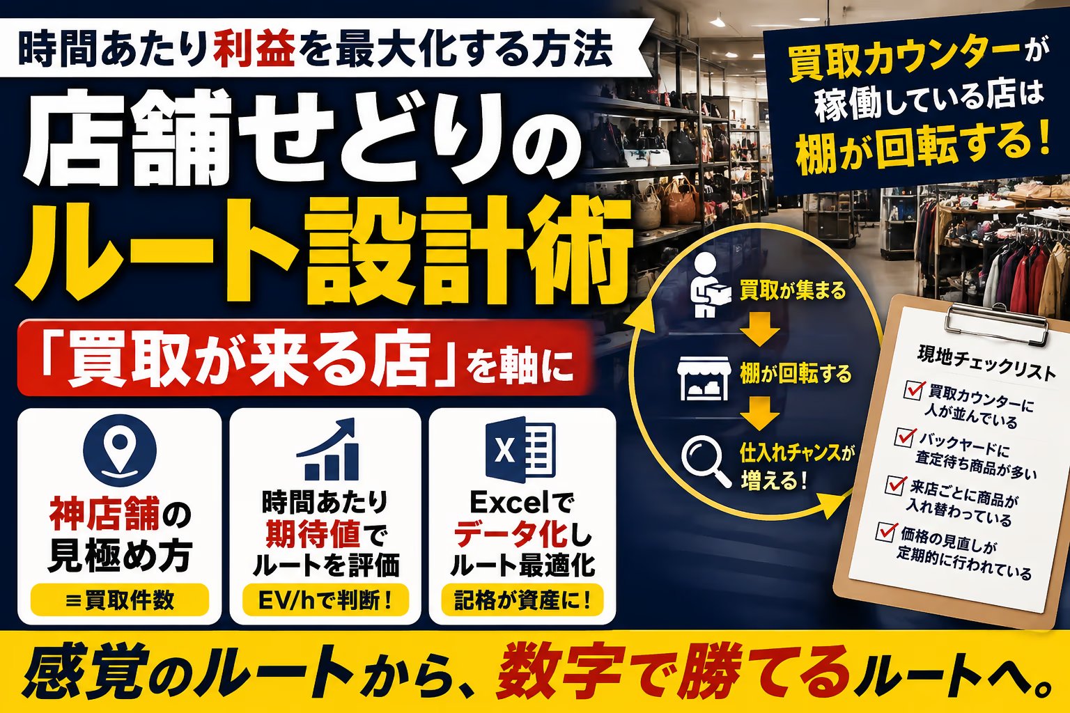 店舗せどりルート