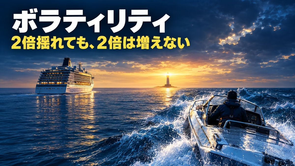 ボラティリティとは｜意味と計算、読み方。2倍型の投資信託は値動きが2倍でも、リターンは2倍にならなかった