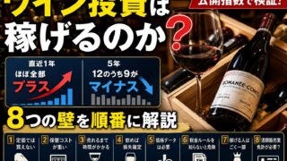 ワイン投資は稼げるのか｜降りる場所が8つあります。8つ目は免許です