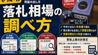 ヤフオクの落札相場の調べ方｜180日・無料・過去10年を使い分ける全手順と「儲かる相場の読み方」