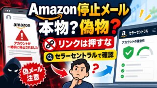 Amazonアカウントスペシャリストとは｜警告・停止メールの見分け方と、来たときにやること。アカウント停止は受けず、商品の出品停止だけ受けた私の記録