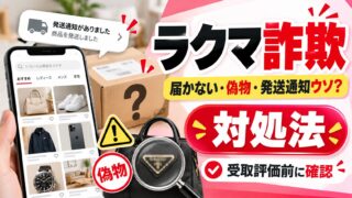 ラクマの詐欺｜手口と、「発送通知は来たのに届かない」ときの対処。トラブル報告・受取確認申請・ラクマ最強鑑定と、手続きの日付の計算機