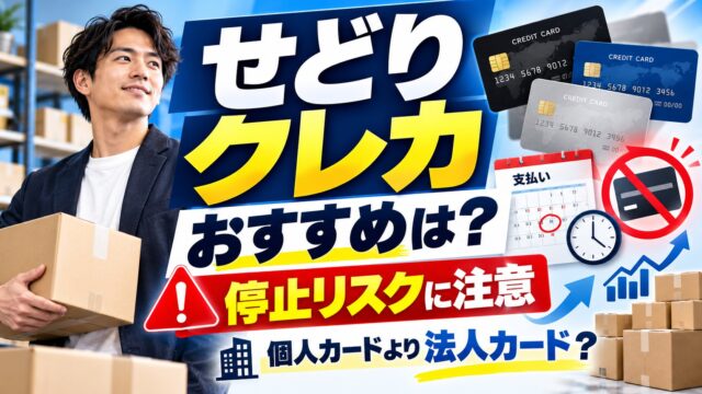せどりのクレジットカード｜転売利用が禁止されているカードは仕入れに使わない。楽天・アメックス・リクルートで仕入れていた私が、法人カードへのシフトはマストだと考える理由