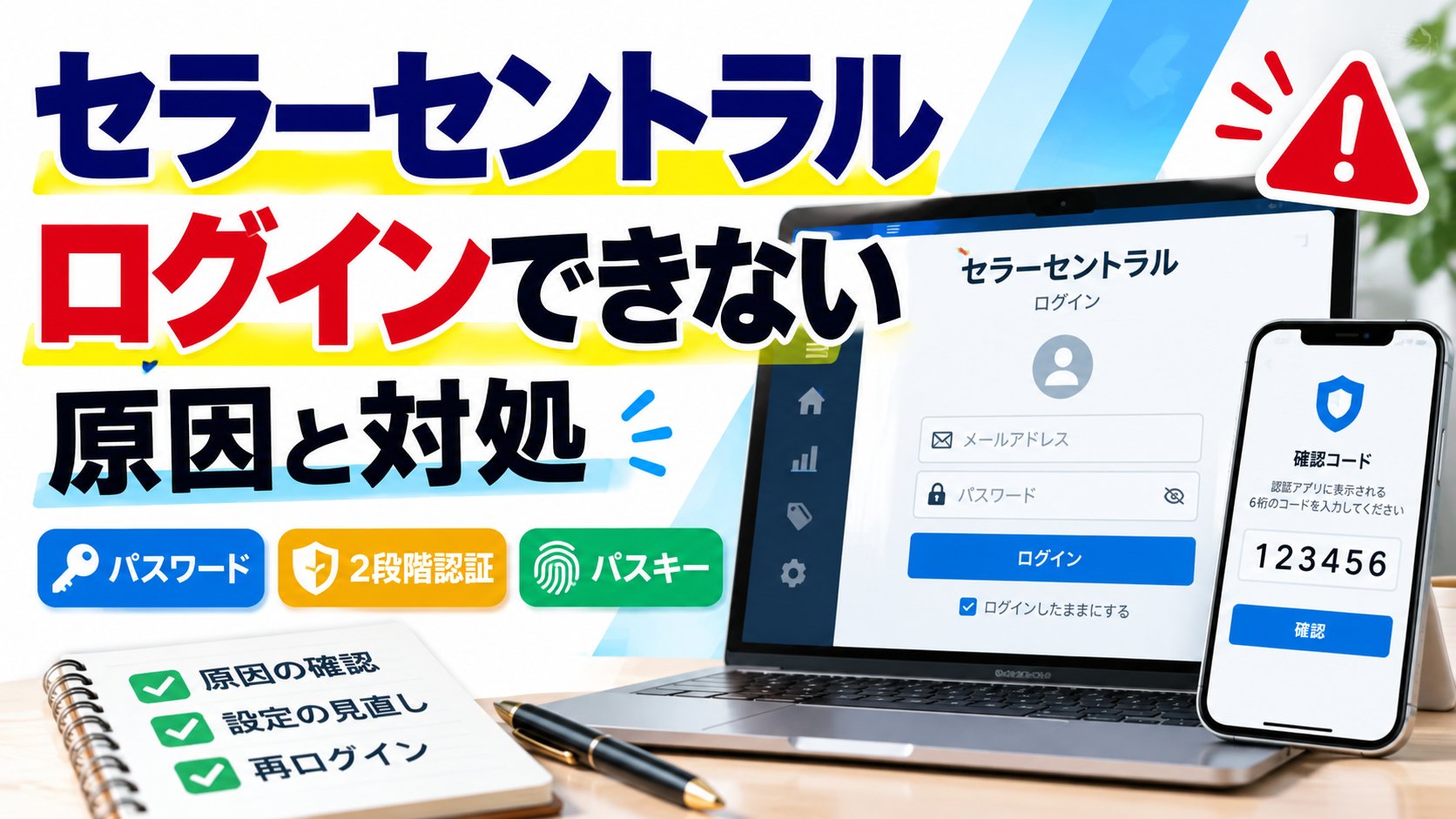 セラーセントラルにログインできないときの原因と対処（パスワード・2段階認証・パスキー）