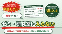 ゼミ・研究室に入らないとどうなる？卒論なしで卒業できるか、就活で不利か、空いた時間の使い方（研究室に入らなかった私の例・計算機つき）